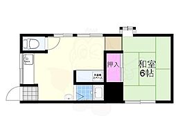 小林文化 1DKの間取図画像
