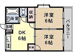 喜連ロイヤル1号館 2階/205