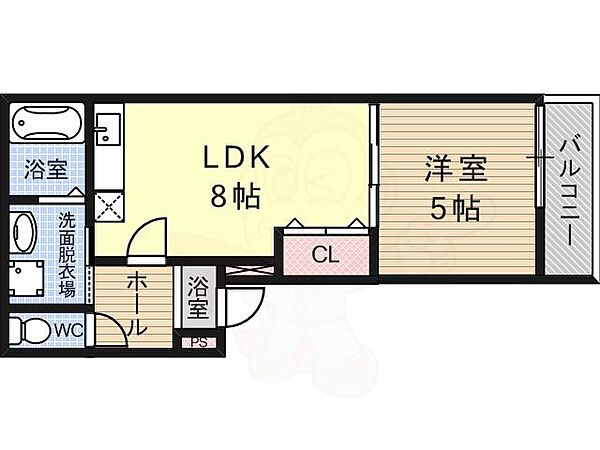 フジパレス長原2番館 ｜大阪府大阪市平野区長吉長原３丁目(賃貸アパート1LDK・2階・33.00㎡)の写真 その2