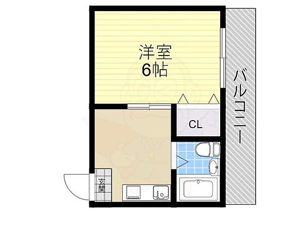 コスモハイツ加美 501｜大阪府大阪市平野区加美北８丁目(賃貸マンション1K・5階・17.00㎡)の写真 その2