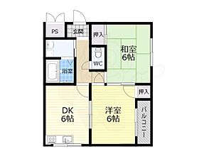 コーセー5番館 7A ｜ 大阪府大阪市平野区平野宮町２丁目9番22号（賃貸マンション2LDK・7階・45.00㎡） その2