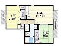 ニューリバーサイド八尾南 D棟