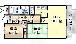 アレフ長吉 2階