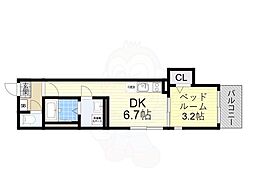 ハーモニーテラス平野西2 3階/-