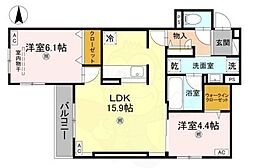 (仮称)D-ROOM平野区加美東5丁目PJ 2階/-