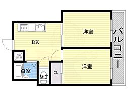 ロイヤル加美北 2階/-