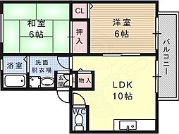 アーバンライフ芝田 C 2階/-