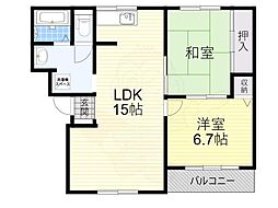 ニューリバーサイド八尾南 A棟 1階/-