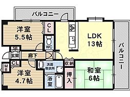 藤和ハイタウン平野駅前 2階