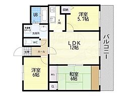 ルミナ21 3LDKの間取図画像