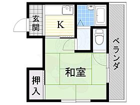 大阪府茨木市中総持寺町4番13号（賃貸マンション1K・3階・27.00㎡） その2