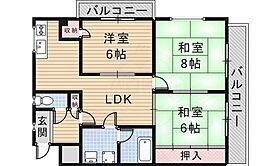 大阪府茨木市玉櫛２丁目（賃貸マンション3LDK・3階・60.00㎡） その2