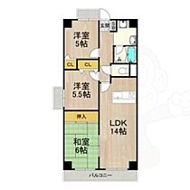 大阪府茨木市東太田３丁目（賃貸マンション3LDK・1階・65.54㎡） その2