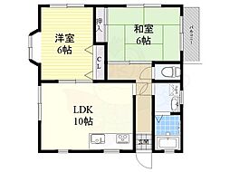 西田ハイツ 1階