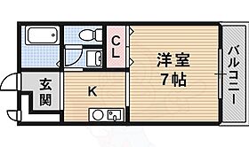 大阪府茨木市安威３丁目（賃貸アパート1K・1階・20.00㎡） その2