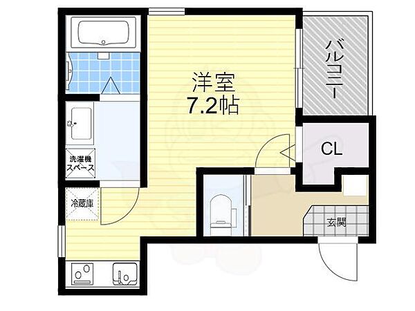 大阪府吹田市日の出町(賃貸アパート1K・3階・20.91㎡)の写真 その2