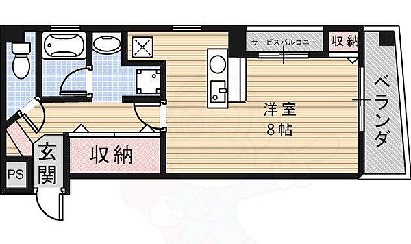 大阪府摂津市千里丘東３丁目(賃貸マンション1K・3階・32.00㎡)の写真 その2