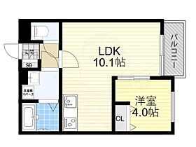 大阪府吹田市藤が丘町（賃貸アパート1LDK・1階・33.75㎡） その2