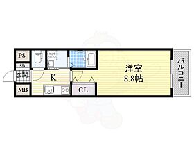 大阪府箕面市彩都粟生南２丁目12番69号（賃貸マンション1K・4階・28.00㎡） その2