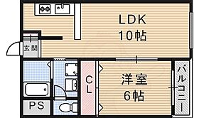 大阪府茨木市中穂積１丁目（賃貸マンション1LDK・4階・43.74㎡） その2