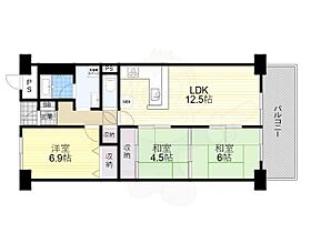 大阪府高槻市富田町１丁目（賃貸マンション3LDK・8階・66.20㎡） その2