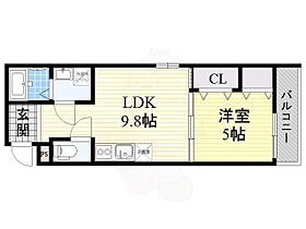 大阪府摂津市正雀４丁目8番17号（賃貸アパート1LDK・3階・37.15㎡） その2