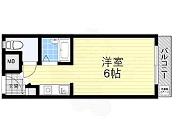 パークマンション ワンルームの間取図画像