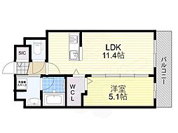 間取図画像 1LDK