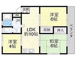 清水マンション 1階/-