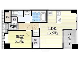 CASABONiTA 1LDKの間取図画像