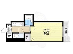 A・PART 1Kの間取図画像