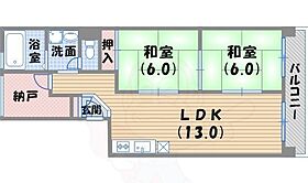 加島第1マンション  ｜ 兵庫県西宮市天道町20番16号（賃貸マンション2SLDK・2階・67.00㎡） その2