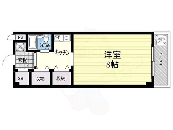 シェルフブラン南甲子園 ｜兵庫県西宮市今津巽町(賃貸マンション1R・4階・20.40㎡)の写真 その2