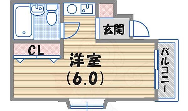 メゾン段上 ｜兵庫県西宮市段上町４丁目(賃貸アパート1R・2階・18.00㎡)の写真 その2