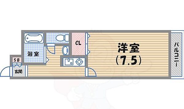 オーブ北口 ｜兵庫県西宮市南昭和町(賃貸マンション1K・2階・23.20㎡)の写真 その2