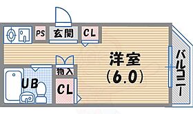 ロイヤルメゾン西宮北口.VIII  ｜ 兵庫県西宮市甲風園３丁目14番8号（賃貸マンション1R・4階・17.08㎡） その2