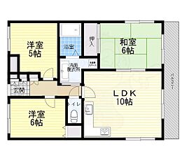 パインハイツ甲子園  ｜ 兵庫県西宮市甲子園網引町4番11号（賃貸マンション3LDK・3階・63.00㎡） その2