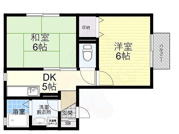 ファインコーポ ｜兵庫県西宮市田代町(賃貸アパート2DK・1階・36.95㎡)の写真 その2