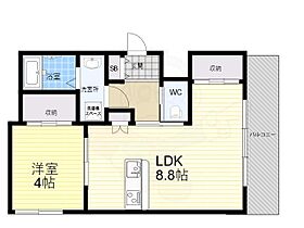 兵庫県西宮市郷免町（賃貸マンション1LDK・3階・32.72㎡） その2