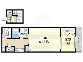 パロス苦楽園  ｜ 兵庫県西宮市神原（賃貸アパート1LDK・2階・44.70㎡） その2