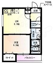 フジパレス阪神甲子園2番館  ｜ 兵庫県西宮市今津久寿川町8番17号（賃貸アパート1LDK・1階・35.19㎡） その2