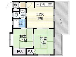 間取図画像 2DK