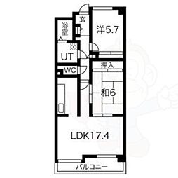 フロンティアホームズ芦屋 3LDKの間取図画像