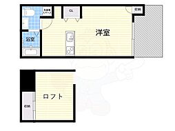 ノベルコート西宮 ワンルームの間取図画像