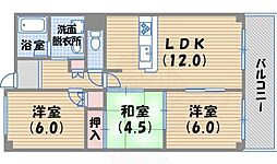 アミューズメント1番館 3LDKの間取図画像