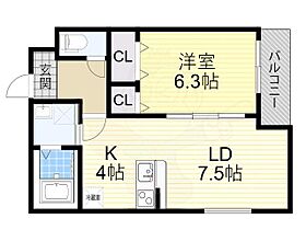 大阪府堺市堺区向陵中町５丁2番1号（賃貸アパート1LDK・1階・42.03㎡） その2