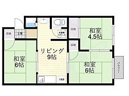 ビューハイツ土師 1階/-