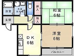 間取図画像 2DK