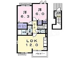 南海泉北線 泉ケ丘駅 バス6分 田園北口下車 徒歩2分 2階/-
