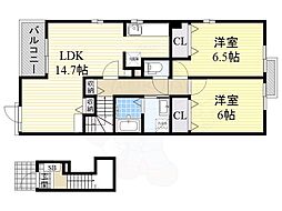 ノール・パルクヴェール 2階/-
